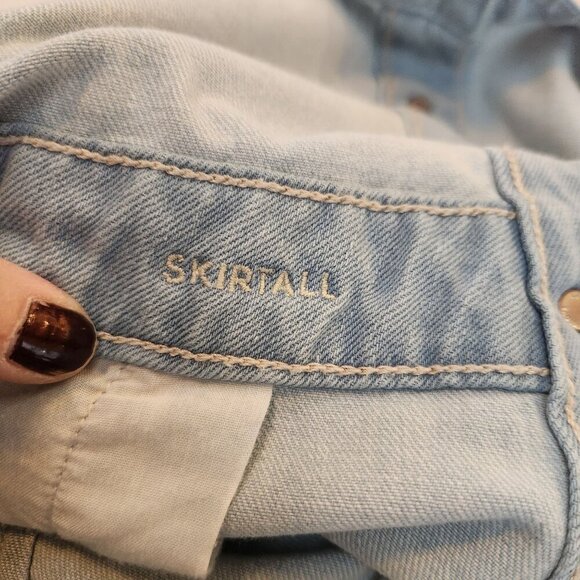 American Eagle Jean Denim Jumper Overalls Summer Dress Women's S - Picture 7 of 10